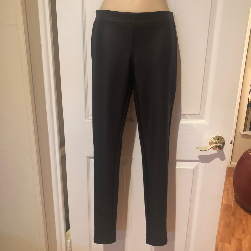 Express faux leather straight legs pants